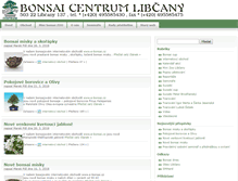 Tablet Screenshot of bonsaicentrum.cz